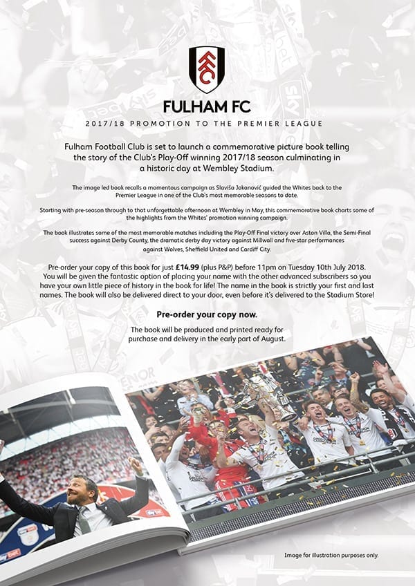 Fulham FC Promotion Book