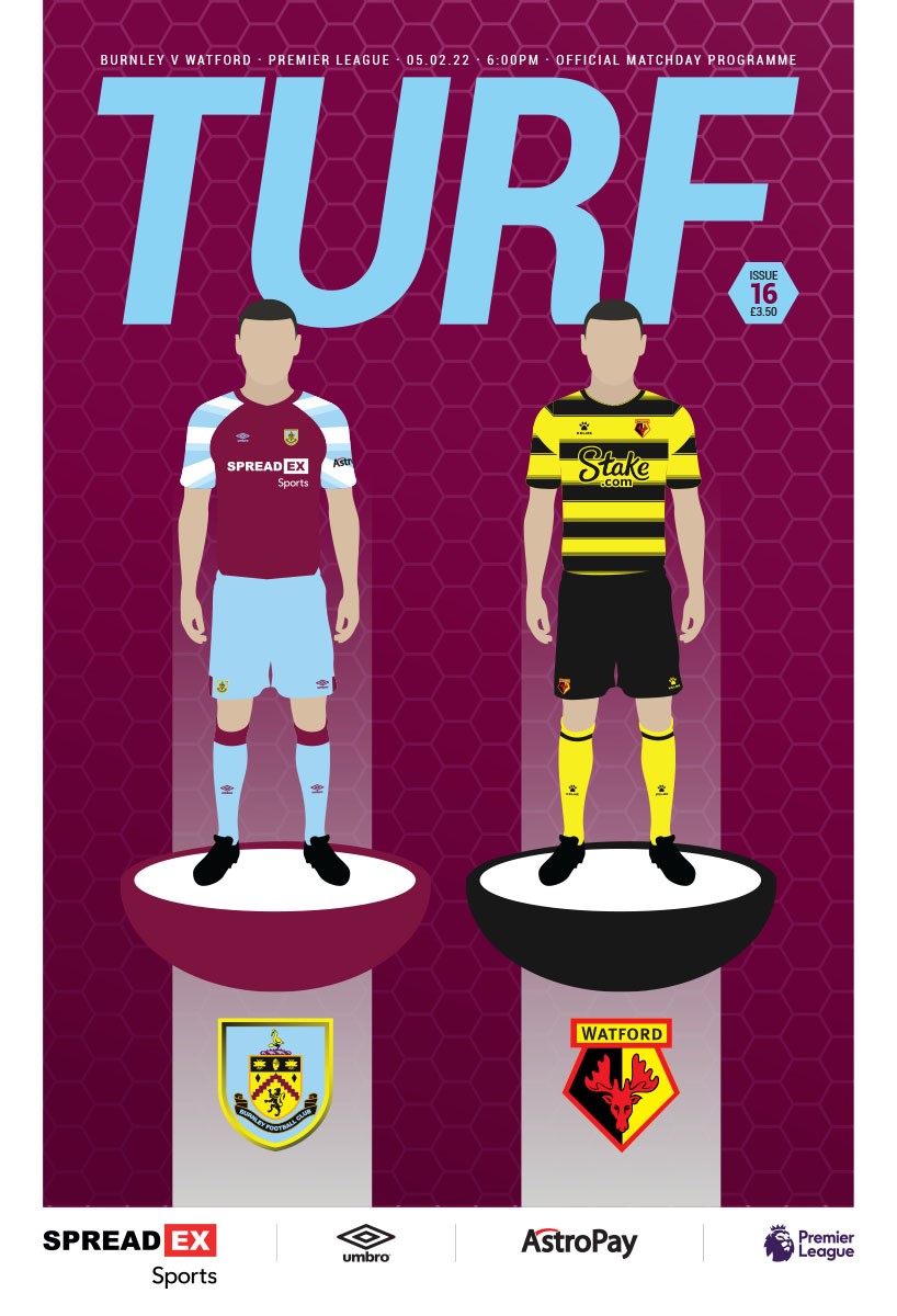 Burnley v Watford Matchday Programme