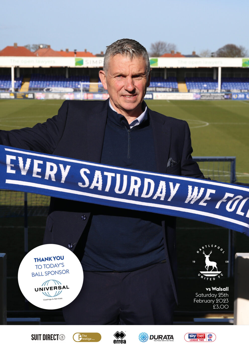 Match Day Programme - Hartlepool United – Altrincham FC