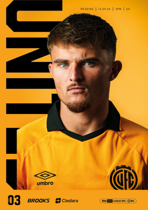 Cambridge United vs Reading Matchday Programme 26/27