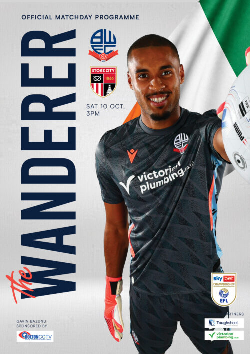 Bolton Wanderers vs Stoke City Matchday Programme 26/27
